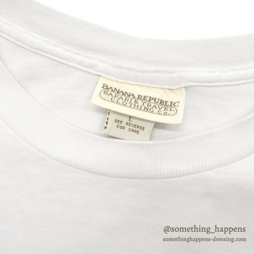 1990's BANANA REPUBLIC A WALK IN THE WOODS, AUTUMN 1992 T-SHIRT ... L