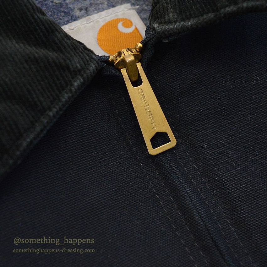 CARHARTT DETROIT JACKET / ALL BLACK ... L