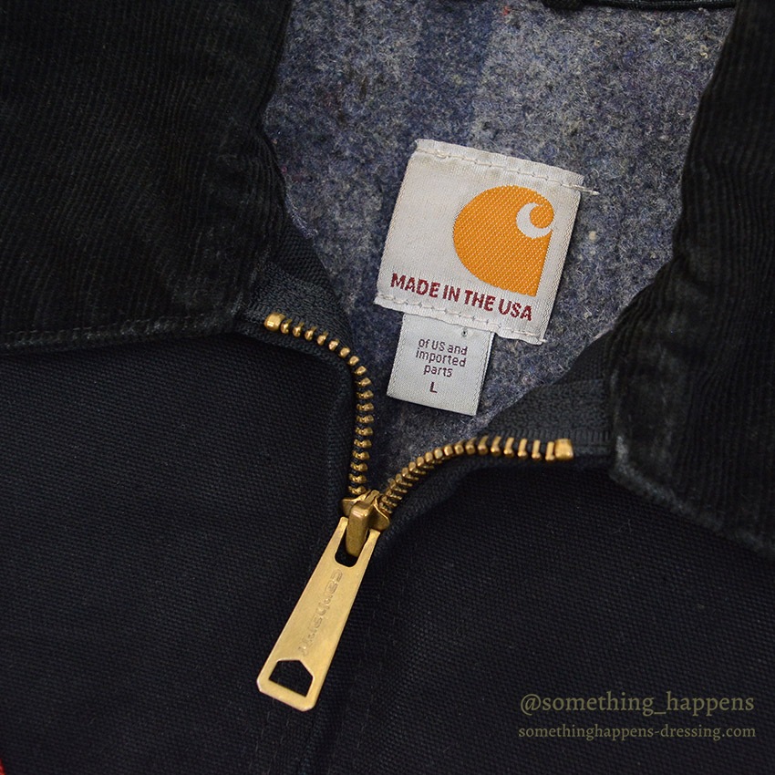 CARHARTT DETROIT JACKET / ALL BLACK ... L