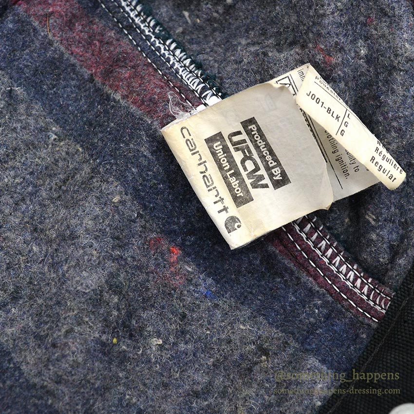 CARHARTT DETROIT JACKET / ALL BLACK ... L