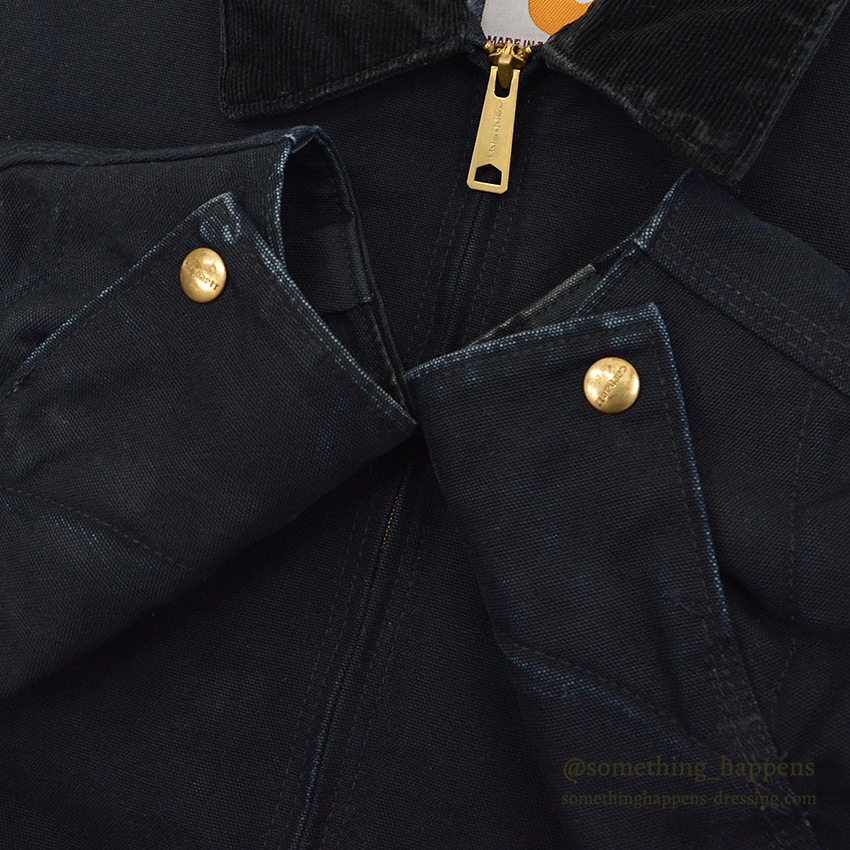 CARHARTT DETROIT JACKET / ALL BLACK ... L