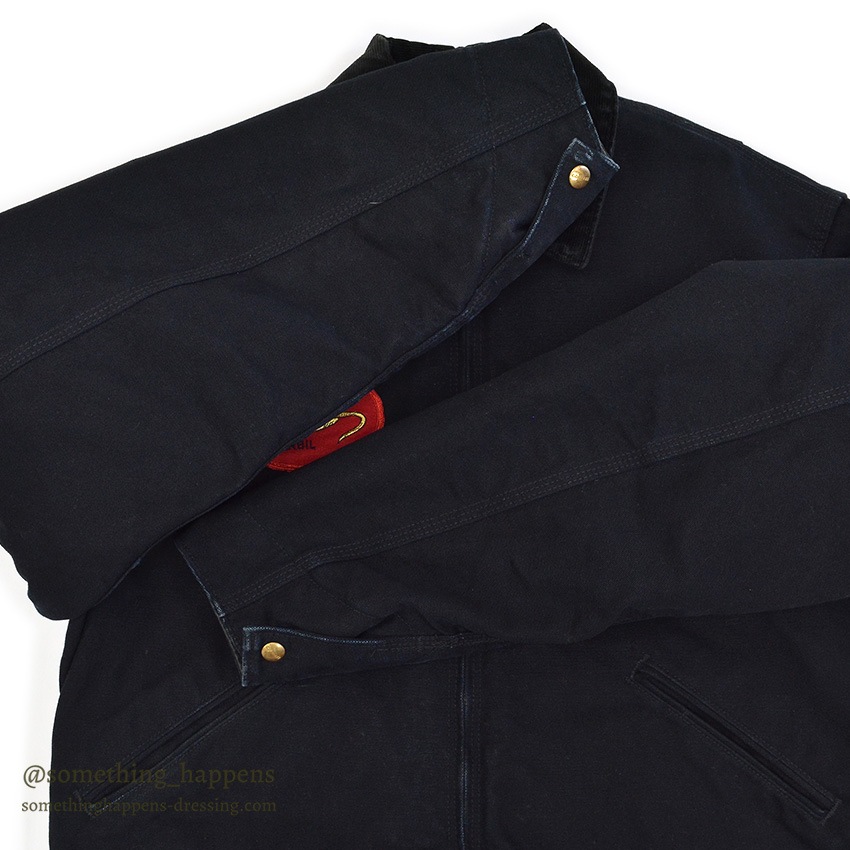 CARHARTT DETROIT JACKET / ALL BLACK ... L