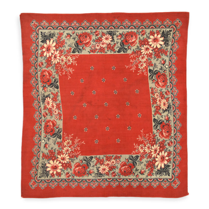 ビンテージ　20s 30s バンダナ　スペシャルピース　ターキーレッド 1880's～ ANTIQUE TURKEY RED BANDANA  | 確認用 ACCESSORIES
