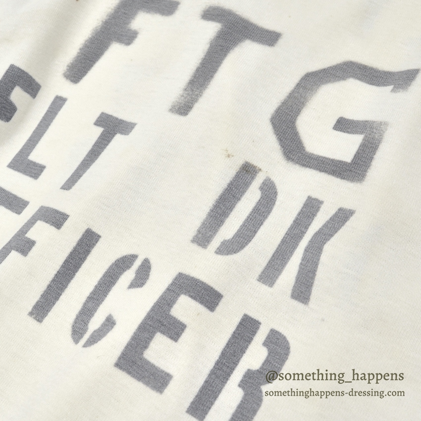 1970 s U S NAVY FLIGHT DECK CREWMAN S JERSEY STENCIL MEDIUM 1970-s-u-s-navy-flight-deck-crewman-s-jersey-stencil-medium