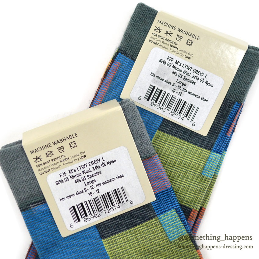 BALLSTON KNIT Merino Wool × Nylon Multi Color Socks 2足set 確認用