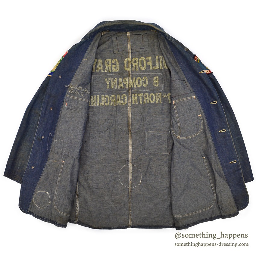 1950's LOTS OF PATCHES DENIM COVERALL ...