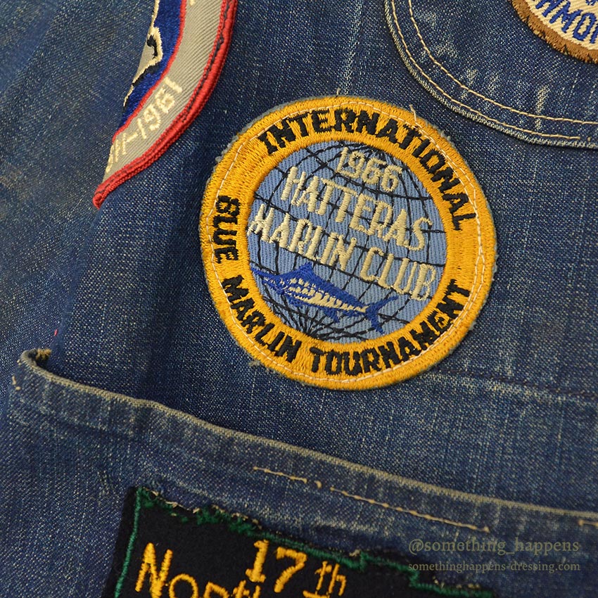 1950's LOTS OF PATCHES DENIM COVERALL ...