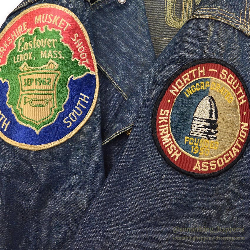 1950's LOTS OF PATCHES DENIM COVERALL ...