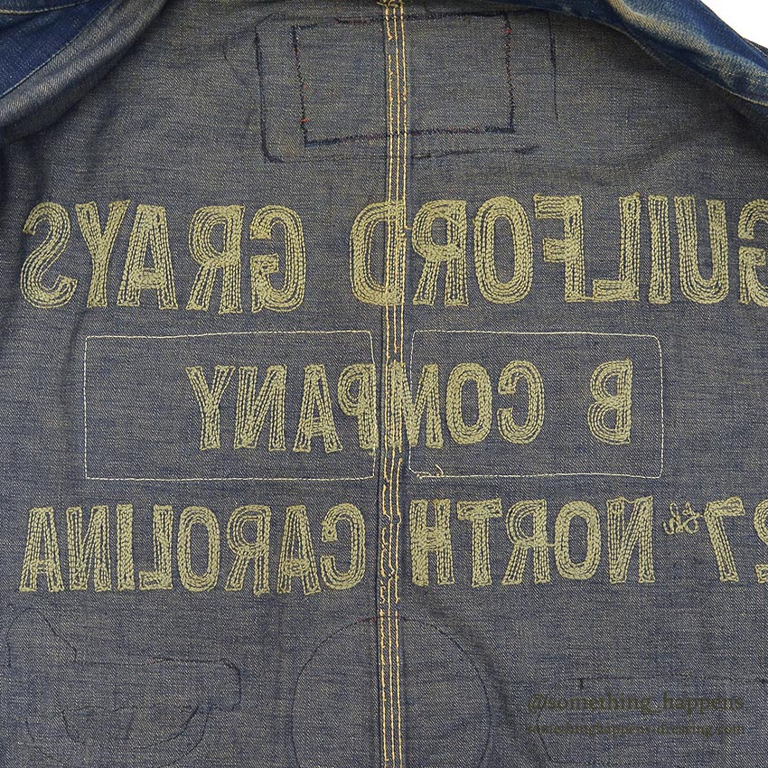 1950's LOTS OF PATCHES DENIM COVERALL ...