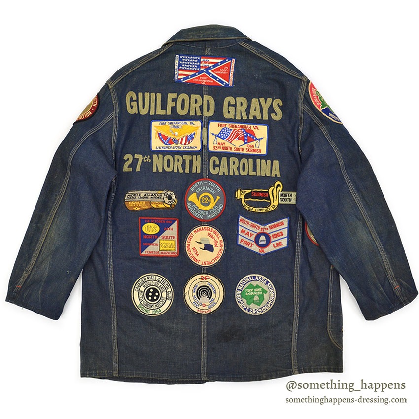 1950's LOTS OF PATCHES DENIM COVERALL ...