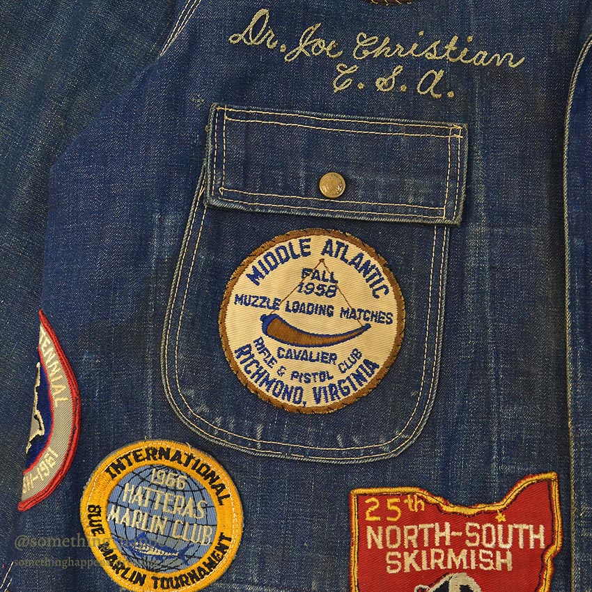 1950's LOTS OF PATCHES DENIM COVERALL ...