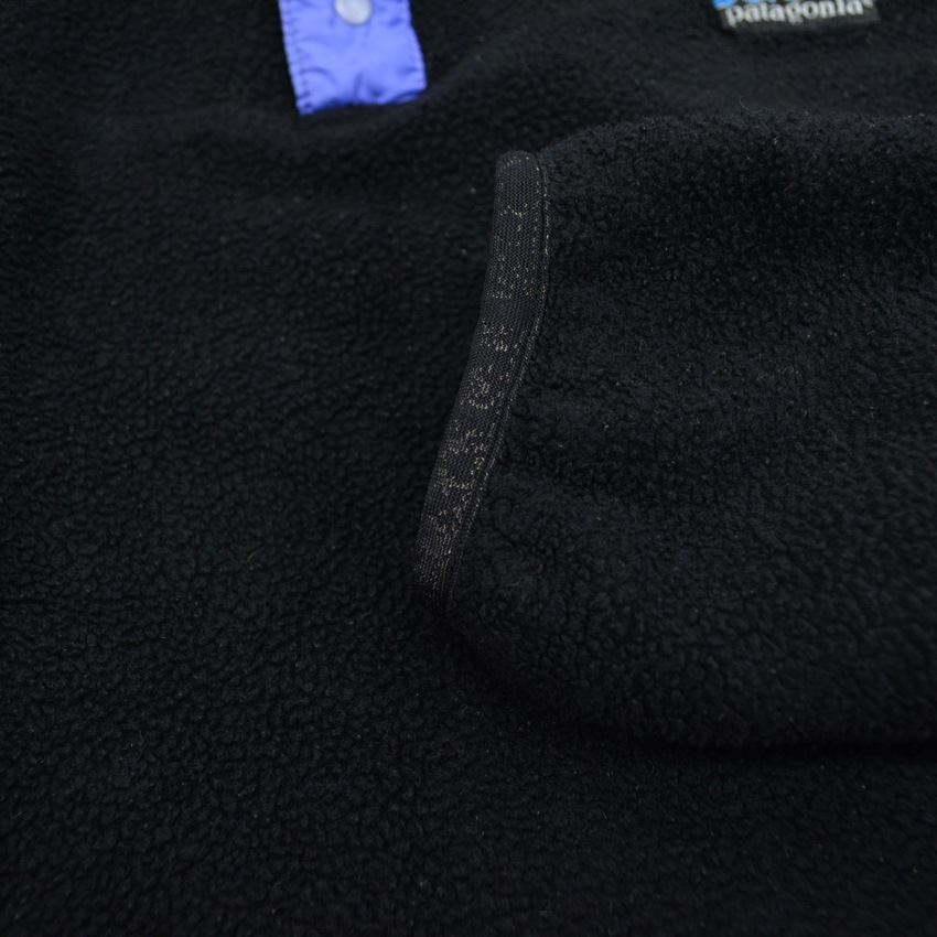 80's patagonia Snap-T Black フリース ジャケット ... M