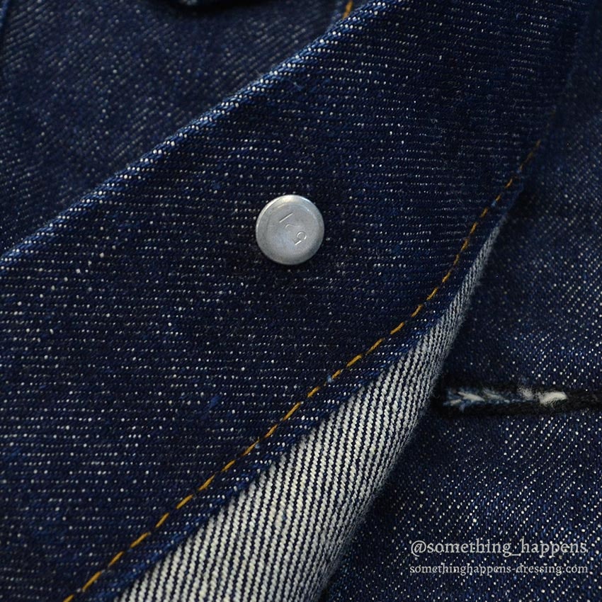 1960's~ LEVI'S 70505-0217 BIGE POW MIA EMBROIDERED DENIM JACKET / SPECIAL ...