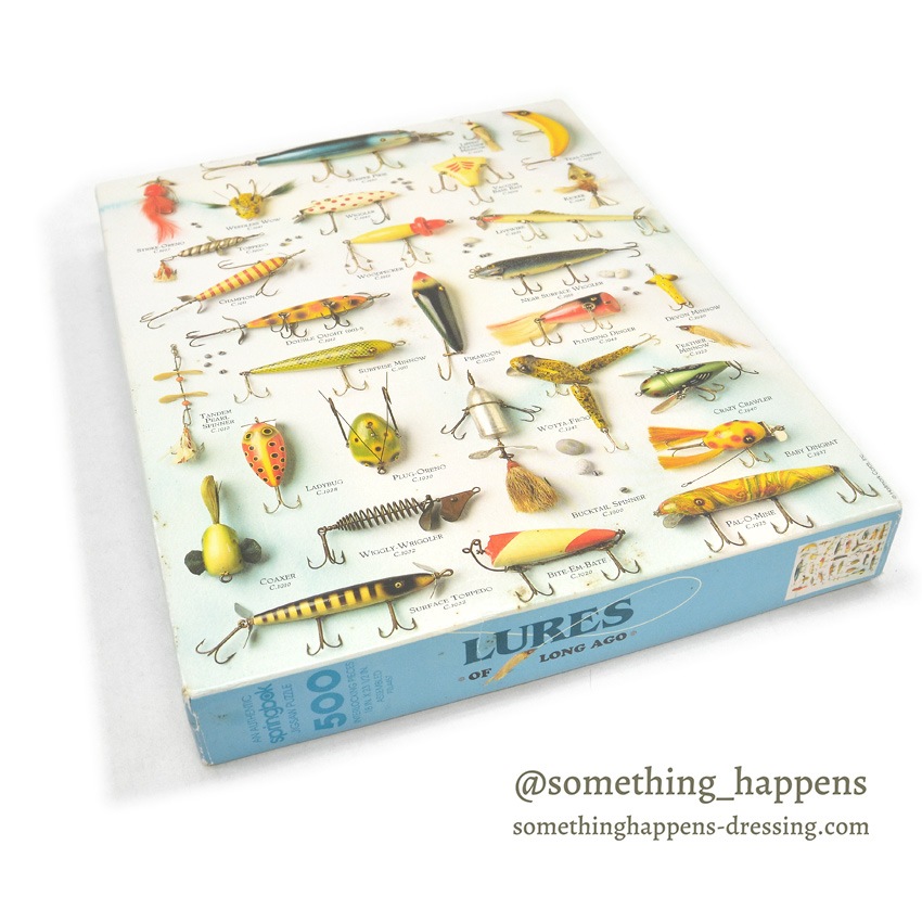 OLD SPRINGBOK ANTIQUE LURE COLLECTABLE JIGSAW PUZZLE ...