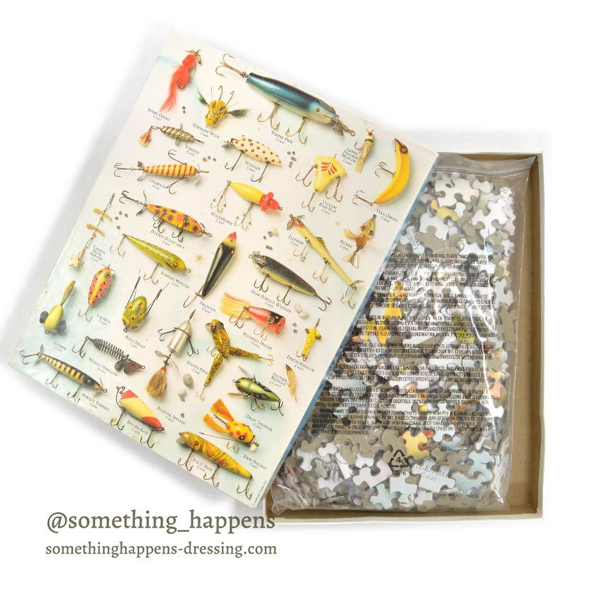 OLD SPRINGBOK ANTIQUE LURE COLLECTABLE JIGSAW PUZZLE ...