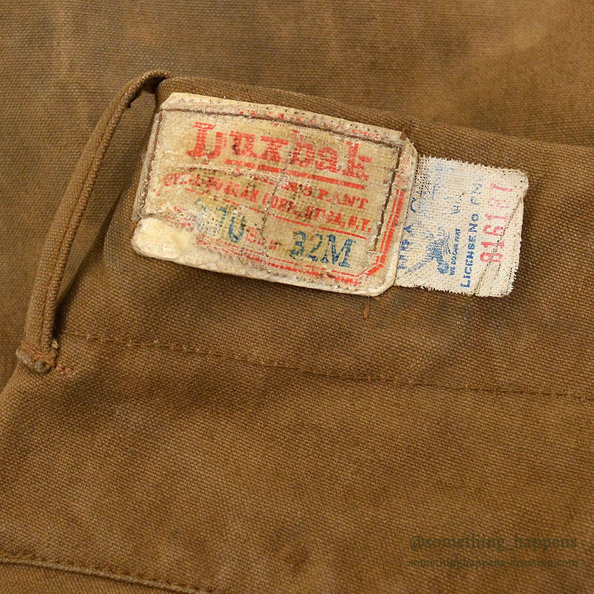 1930's DUXBAK HUNTING BREECHES PANTS ...