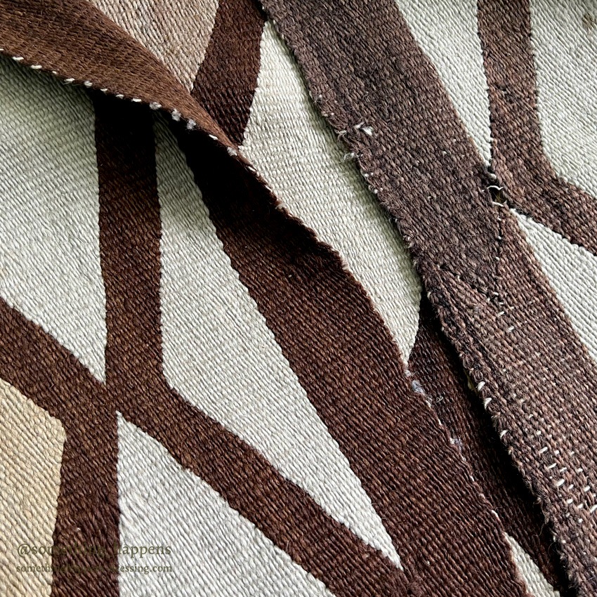NAVAJO RUG DIAMONDS PATTERN LARGE SIZE ... 191cm/126cm