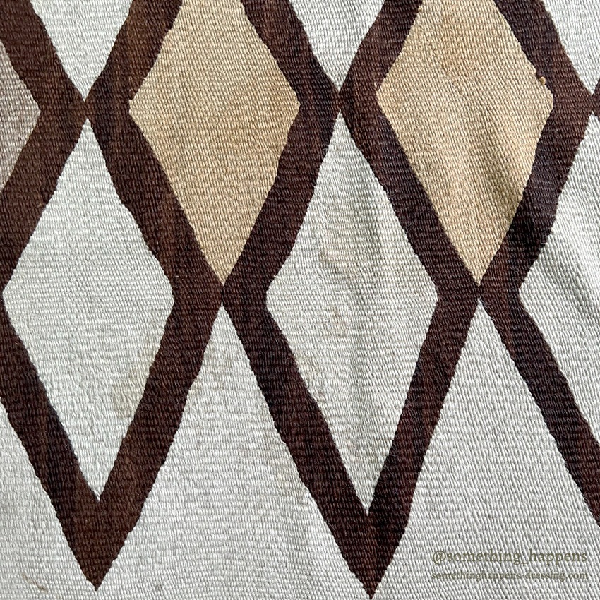 NAVAJO RUG DIAMONDS PATTERN LARGE SIZE ... 191cm/126cm