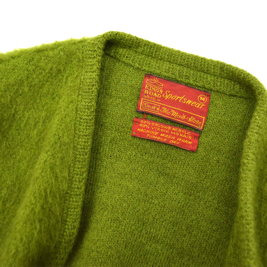 60's～ Sears 抹茶 モヘアカーディガン ... M ミント