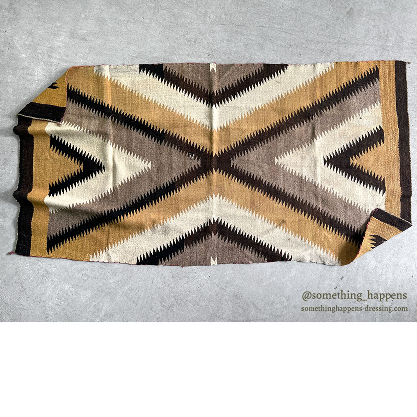 NAVAJO RUG SERRATED X LIGHTNING PATTERN ... 155cm/83cm