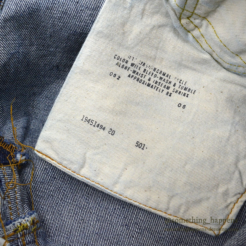 1970's LEVI'S 501 BIGE / ONE WASHED ... W32/L28