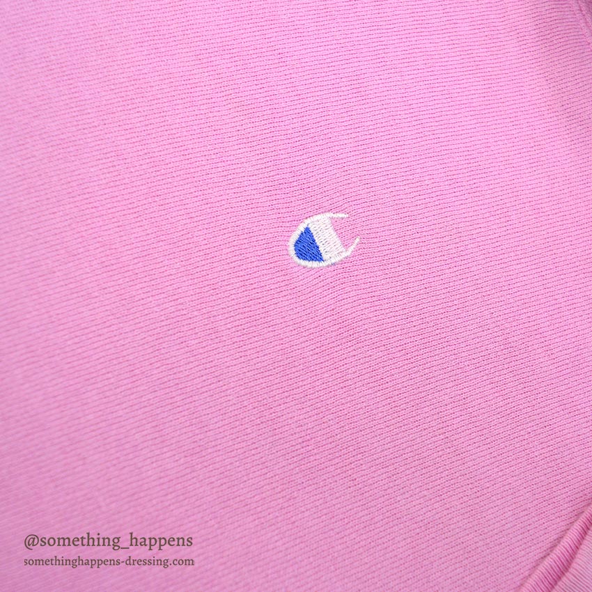 1990's CHAMPION REVERSE WEAVE SWEAT SHIRT / PINK ... L