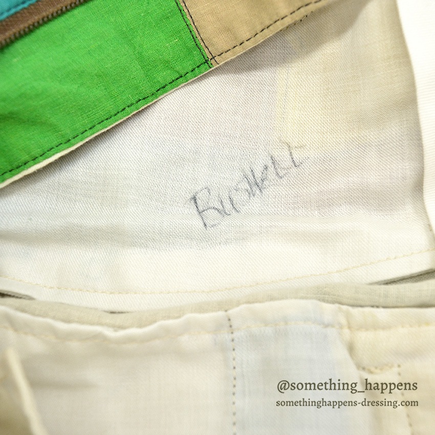 1970's DARIEN SPORT SHOP INDIA MADRAS CRAZY PATCHWORK PANTS ... W34/L29