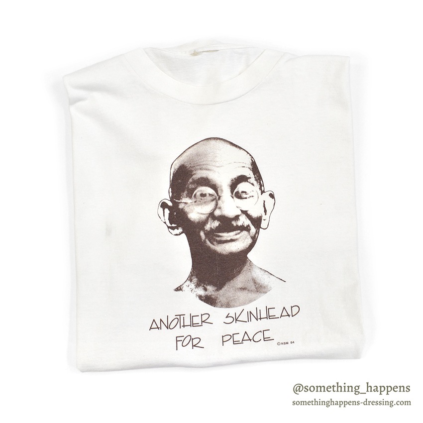 1990's Gandhi PRINT T-SHIRT / HUGE SIZE ...