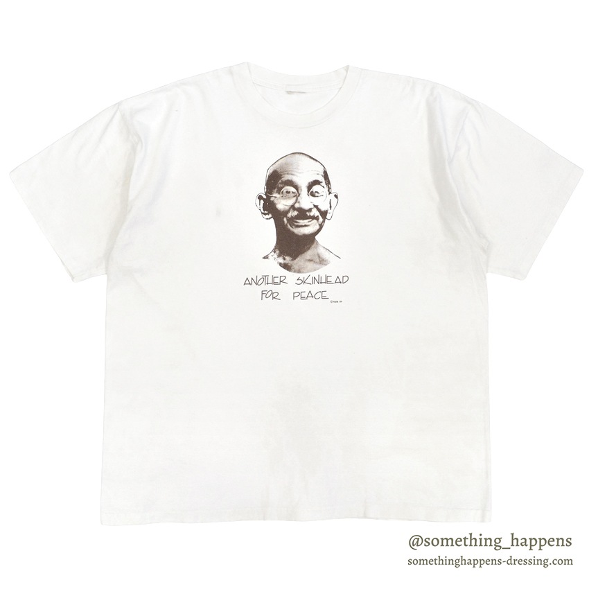 1990's Gandhi PRINT T-SHIRT / HUGE SIZE ...