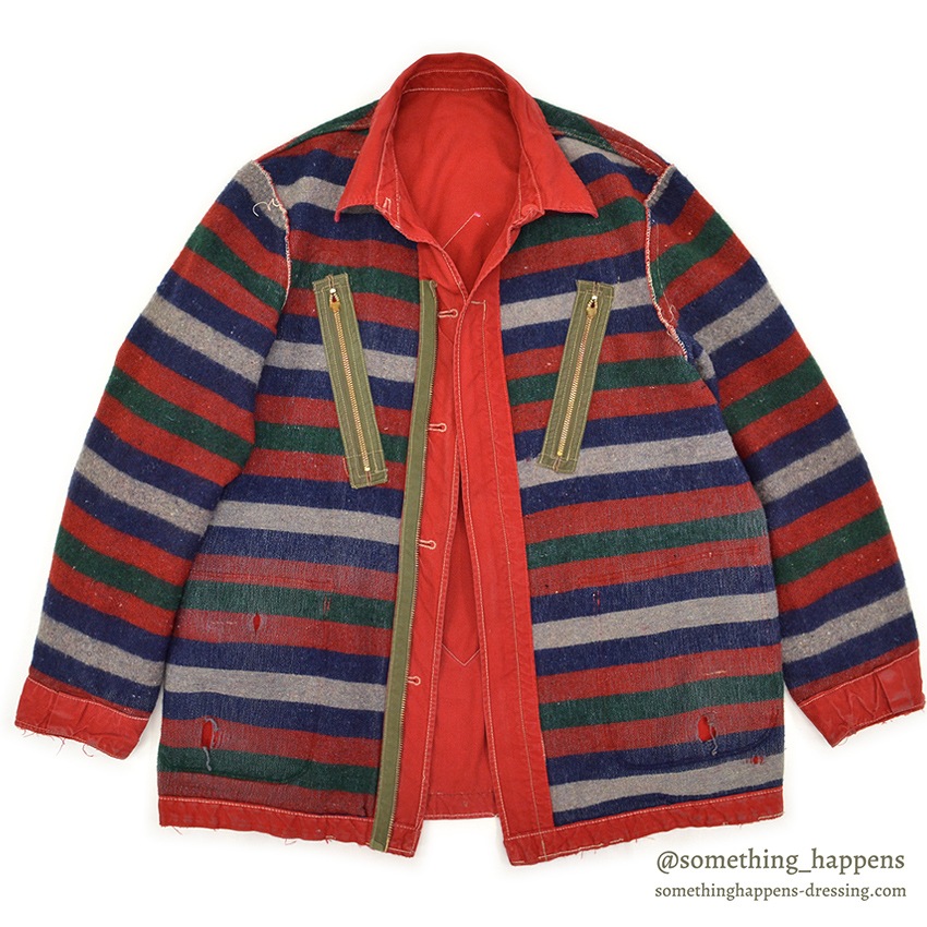 1950's~ HERCULES RED COVERALL BLANKET LINING MODIFIED ...