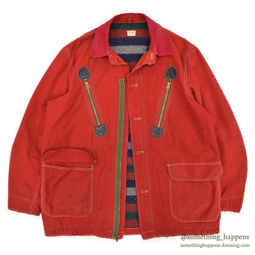 1950's~ HERCULES RED COVERALL BLANKET LINING MODIFIED ...