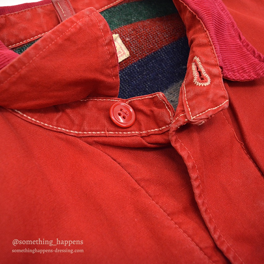 1950's~ HERCULES RED COVERALL BLANKET LINING MODIFIED ...