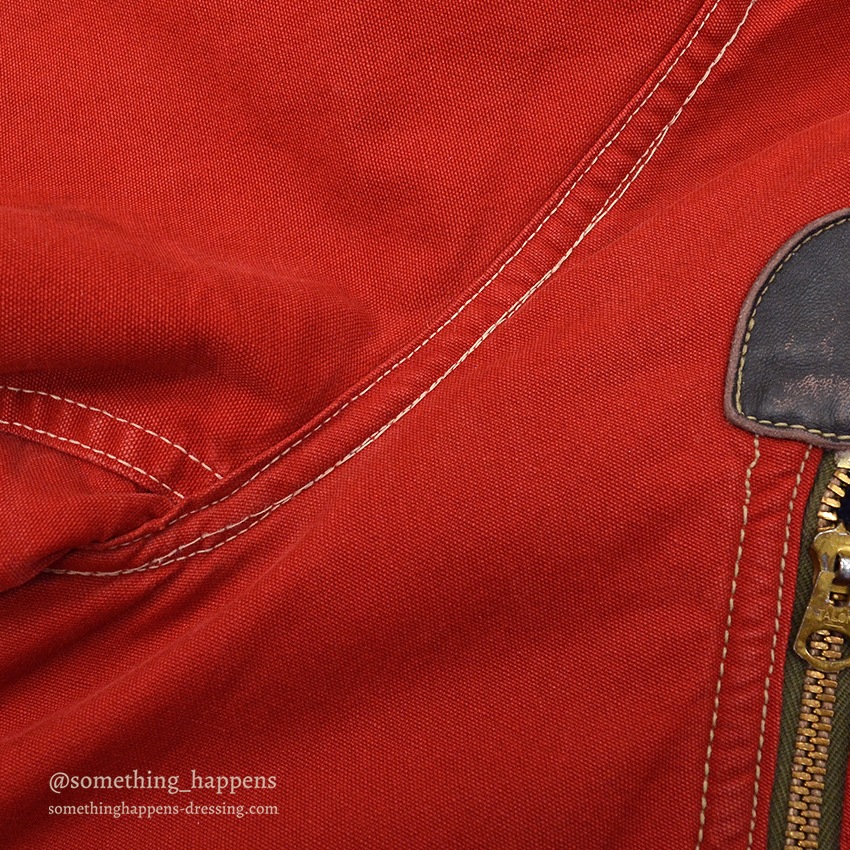 1950's~ HERCULES RED COVERALL BLANKET LINING MODIFIED ...