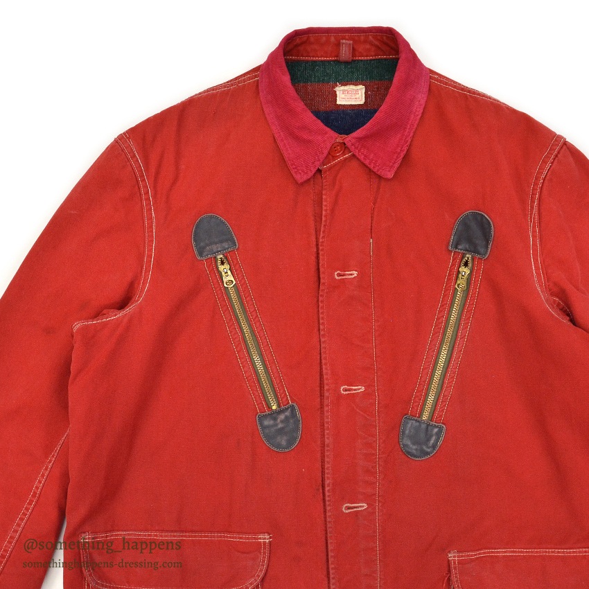 1950's~ HERCULES RED COVERALL BLANKET LINING MODIFIED ...