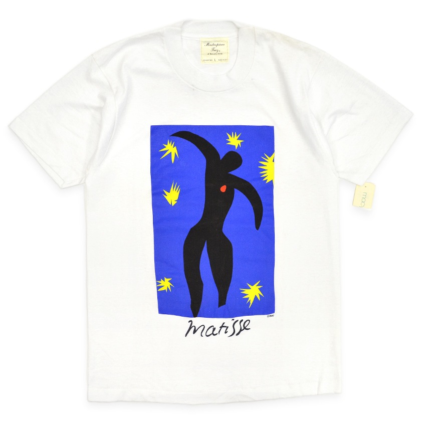 1990's Deadstock Masterpiece Tee アンリ マティス ジャズ T-shirt ... L