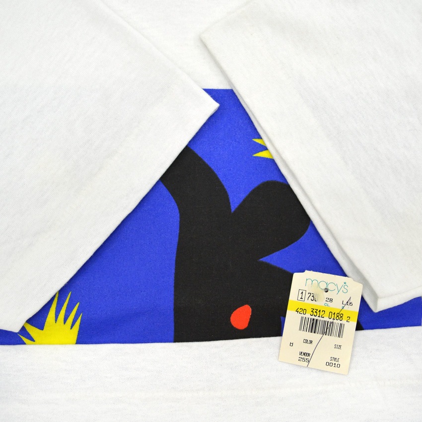 1990's Deadstock Masterpiece Tee アンリ マティス ジャズ T-shirt ... L