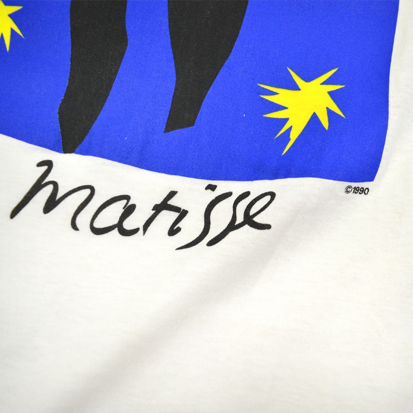 1990's Deadstock Masterpiece Tee アンリ マティス ジャズ T-shirt ... L