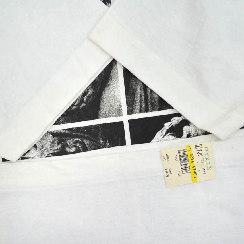1990's Deadstock FRUIT OF THE LOOM ミケランジェロ ダビデ像 T-shirt ... L
