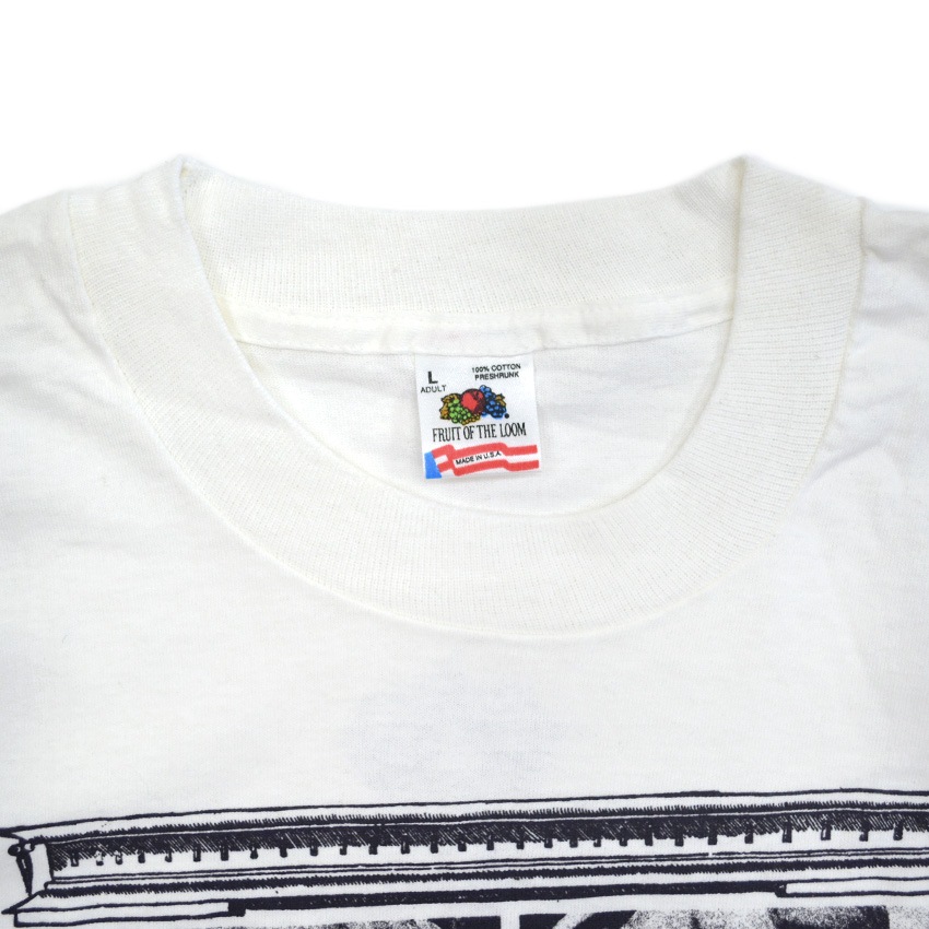 1990's Deadstock FRUIT OF THE LOOM ミケランジェロ ダビデ像 T-shirt ... L