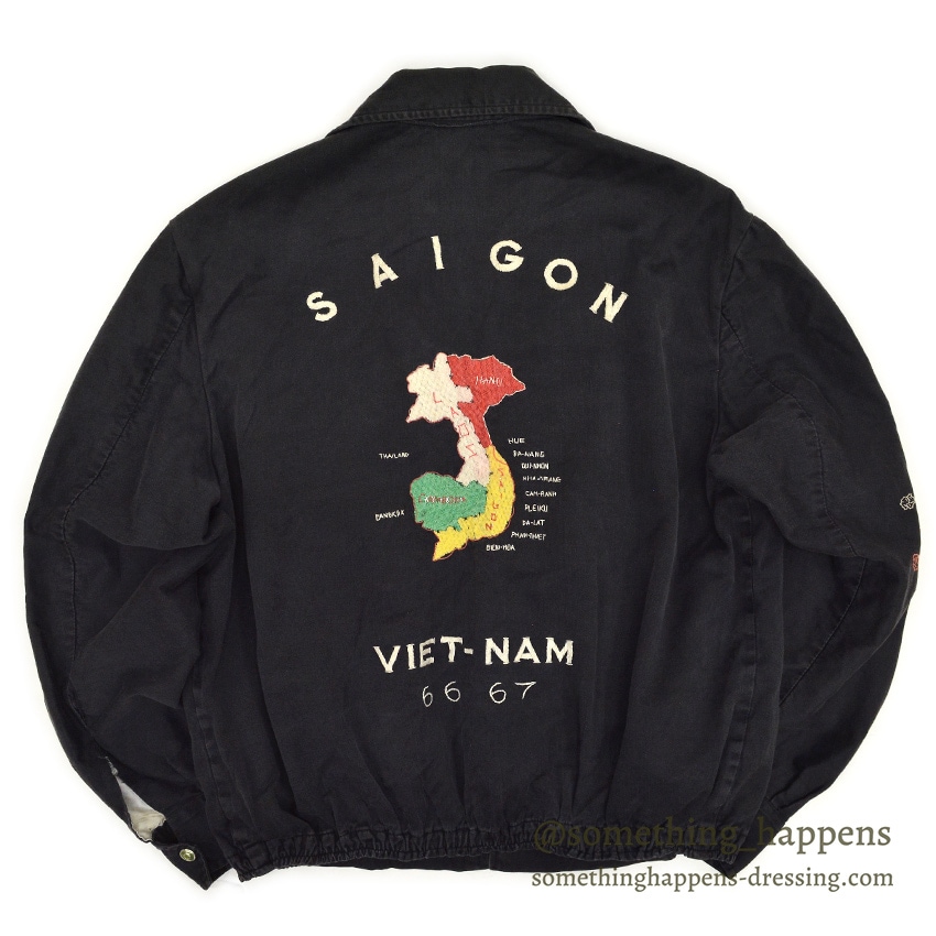 1960's VIETNAM SOUVENIR JACKET ベトジャン 66-67  L to XL