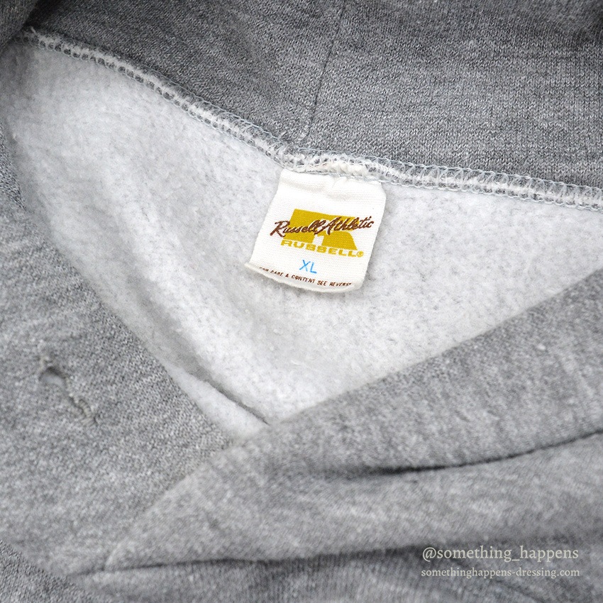 1970's~ RUSSELL BLANK SWEAT PARKA ... XL