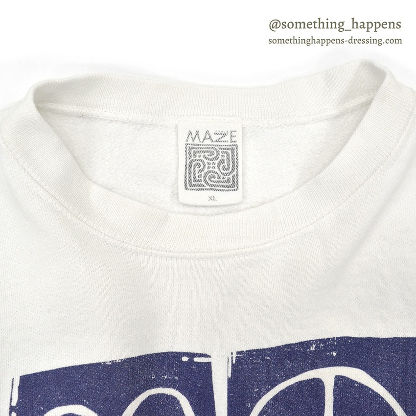 1990's MAZE LOVE/PEACE/HARMONY/BALANCE SWEAT SHIRT ... XL