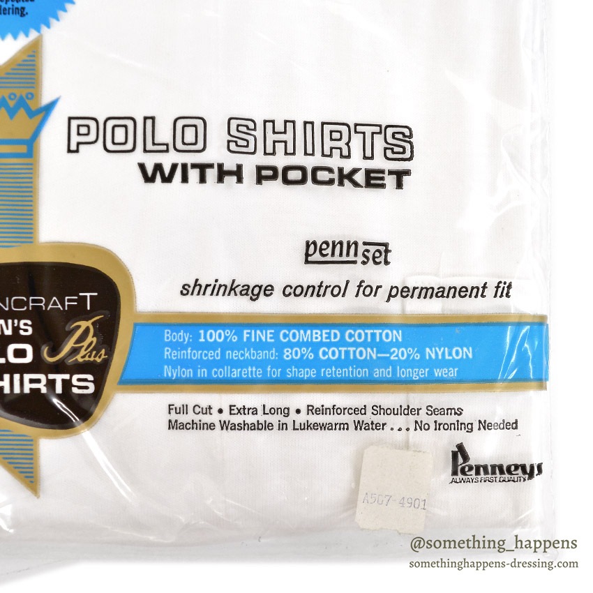 1960's~ DEADSTOCK TOWNCRAFT PENNEYS POCKET T-SHIRT 1 ... L