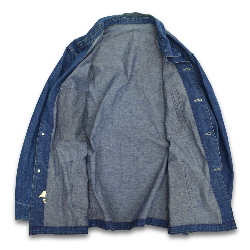 ～60's INDIGO 4POKETS DENIM  COVERALL ... 42