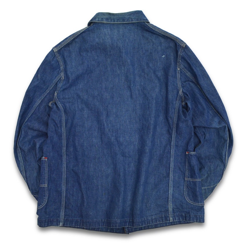 ～60's INDIGO 4POKETS DENIM  COVERALL ... 42