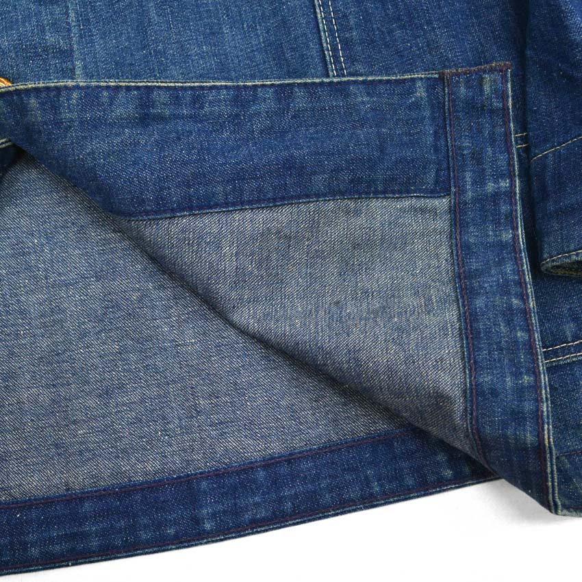 ～60's INDIGO 4POKETS DENIM  COVERALL ... 42