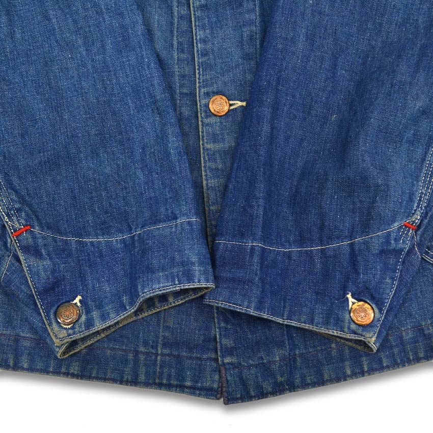 ～60's INDIGO 4POKETS DENIM  COVERALL ... 42