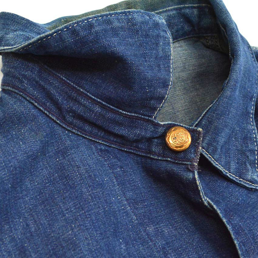 ～60's INDIGO 4POKETS DENIM  COVERALL ... 42