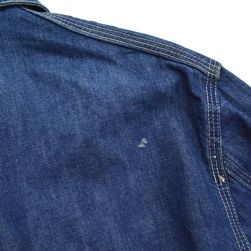 ～60's INDIGO 4POKETS DENIM  COVERALL ... 42