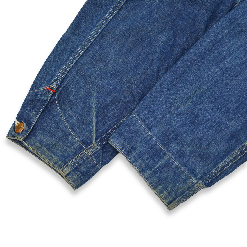 ～60's INDIGO 4POKETS DENIM  COVERALL ... 42